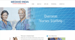 Desktop Screenshot of mediaidindia.net