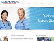 Tablet Screenshot of mediaidindia.net